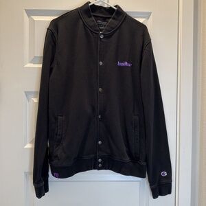 Twitch Champion Jersey Athletic Bomber Jacket Blouson Black US Men’s Medium M